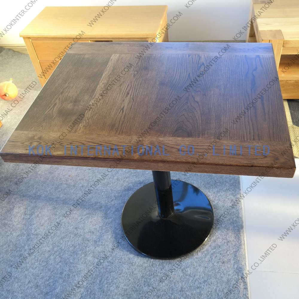 Square solid wood coffee table butcher worktop countertop