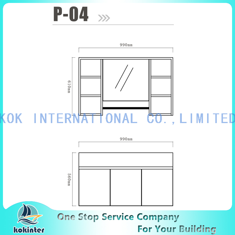 Bathroom cabinet Vanity set P04