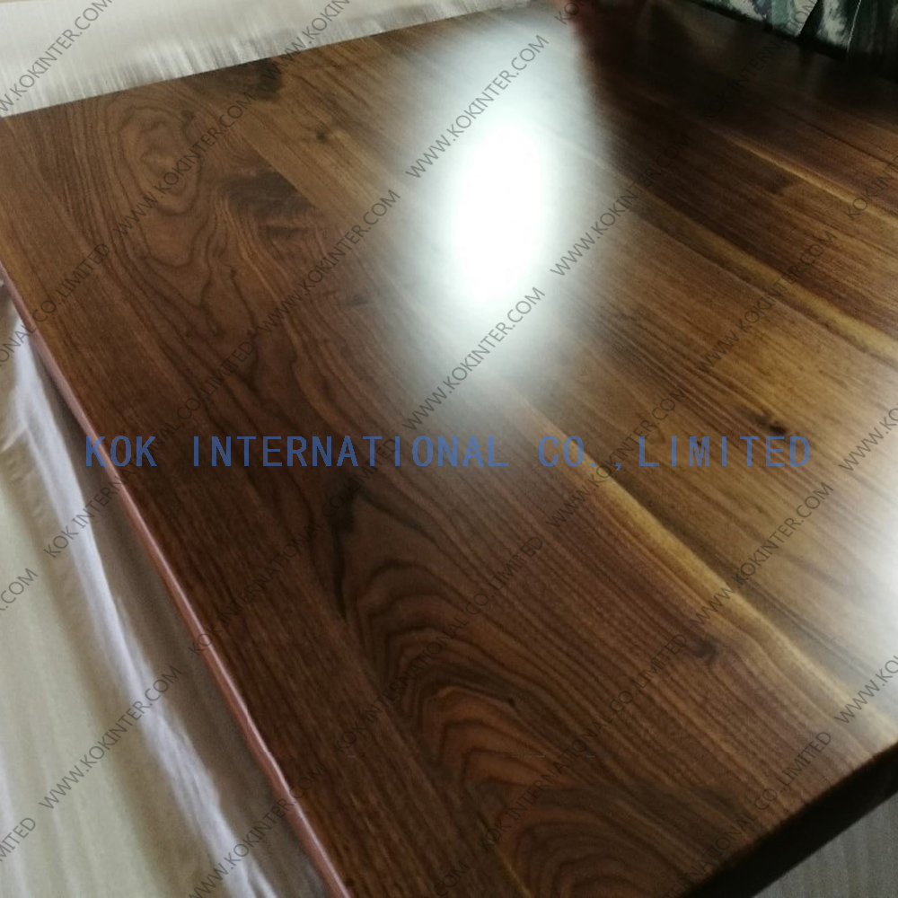 Dulex walnut edge glued board/panel EGP butcher worktop tabel top countertop 