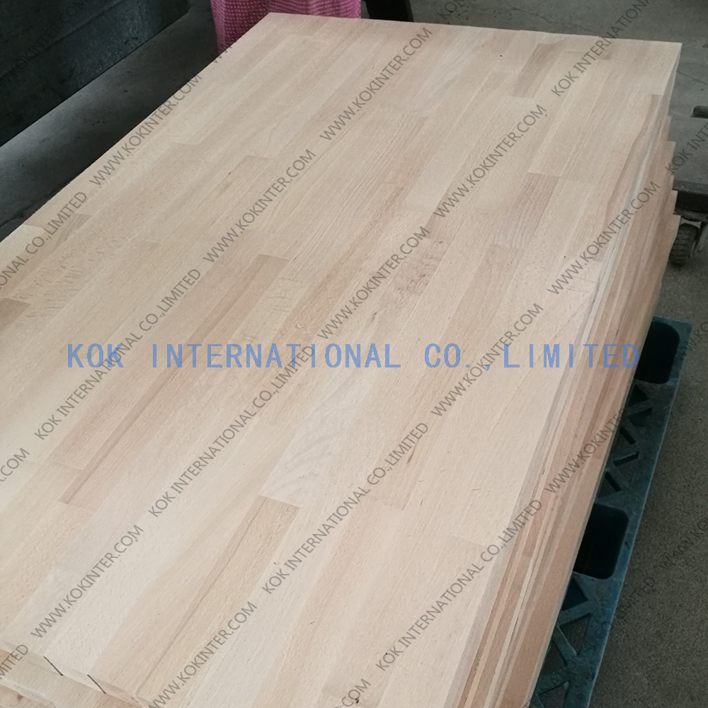 Beech wood finger joint board panel for furniture worktop table tops butcher countertops